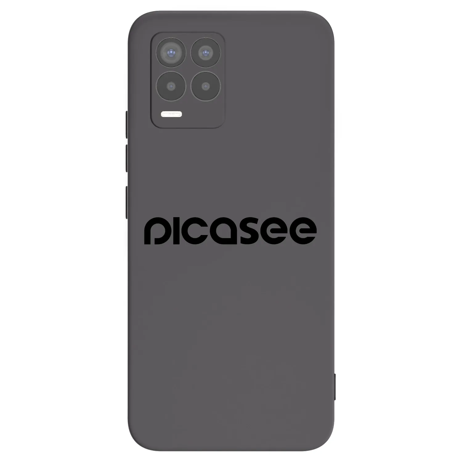 Picasee Realme 8 Pro Hülle - Schwarzes Silikon - Picasee - new logo - black