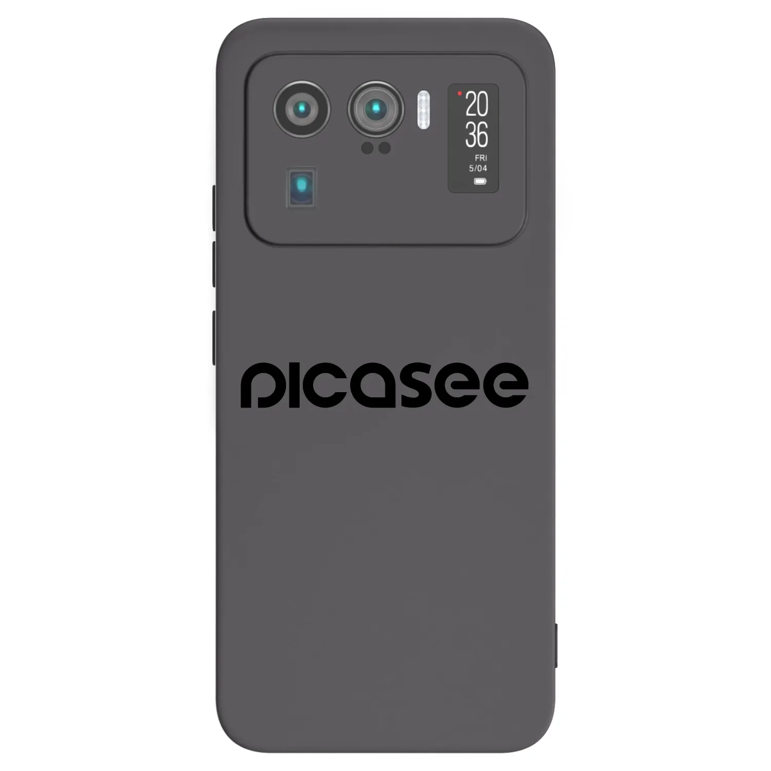 Picasee Xiaomi Mi 11 Ultra Hülle - Schwarzes Silikon - Picasee - new logo - black