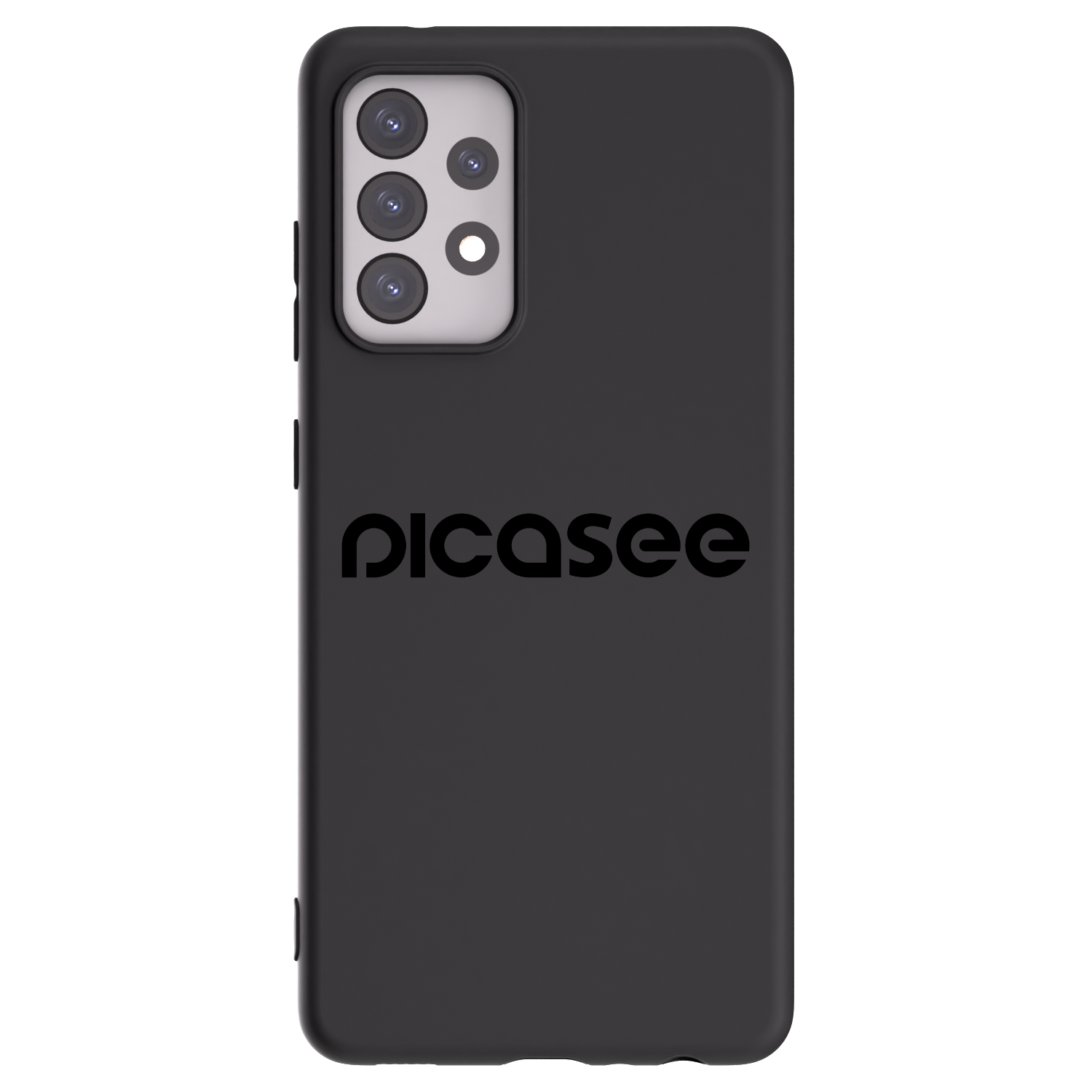 Picasee Samsung Galaxy A52s 5G A528B Hülle - Schwarzes Silikon - Picasee - new logo - black