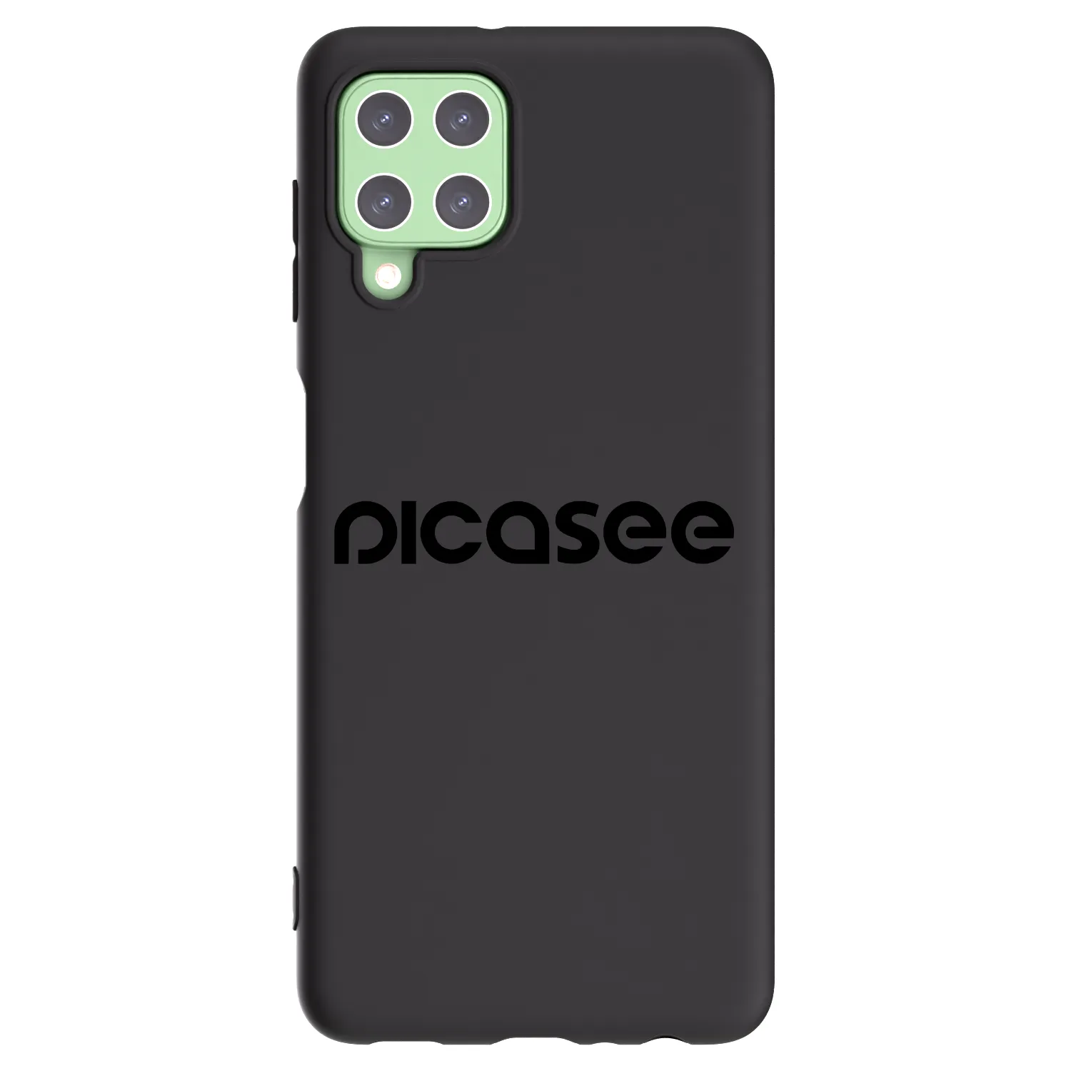 Picasee Samsung Galaxy A22 A225F 4G Hülle - Schwarzes Silikon - Picasee - new logo - black