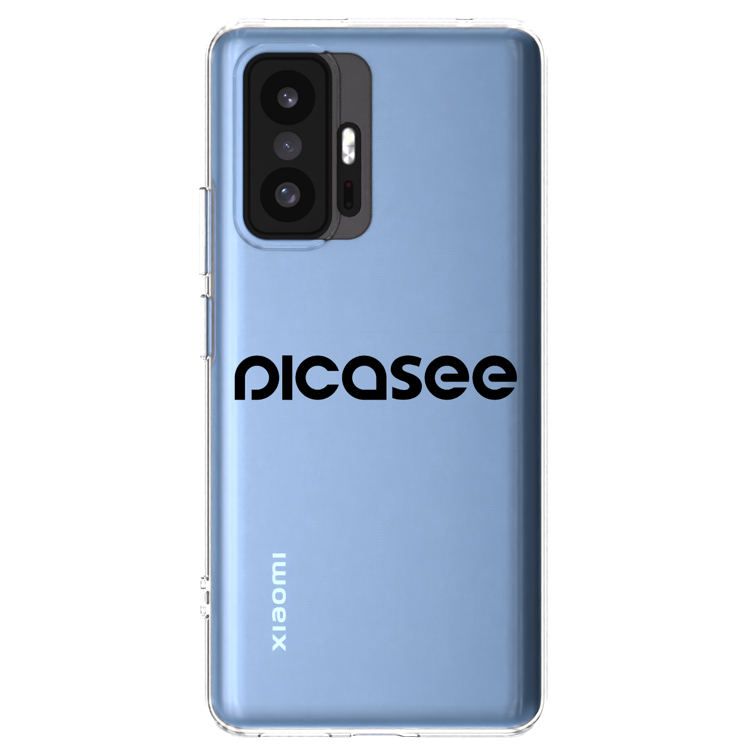 Picasee Xiaomi 11T Pro Hülle - Transparentes Silikon - Picasee - new logo - black