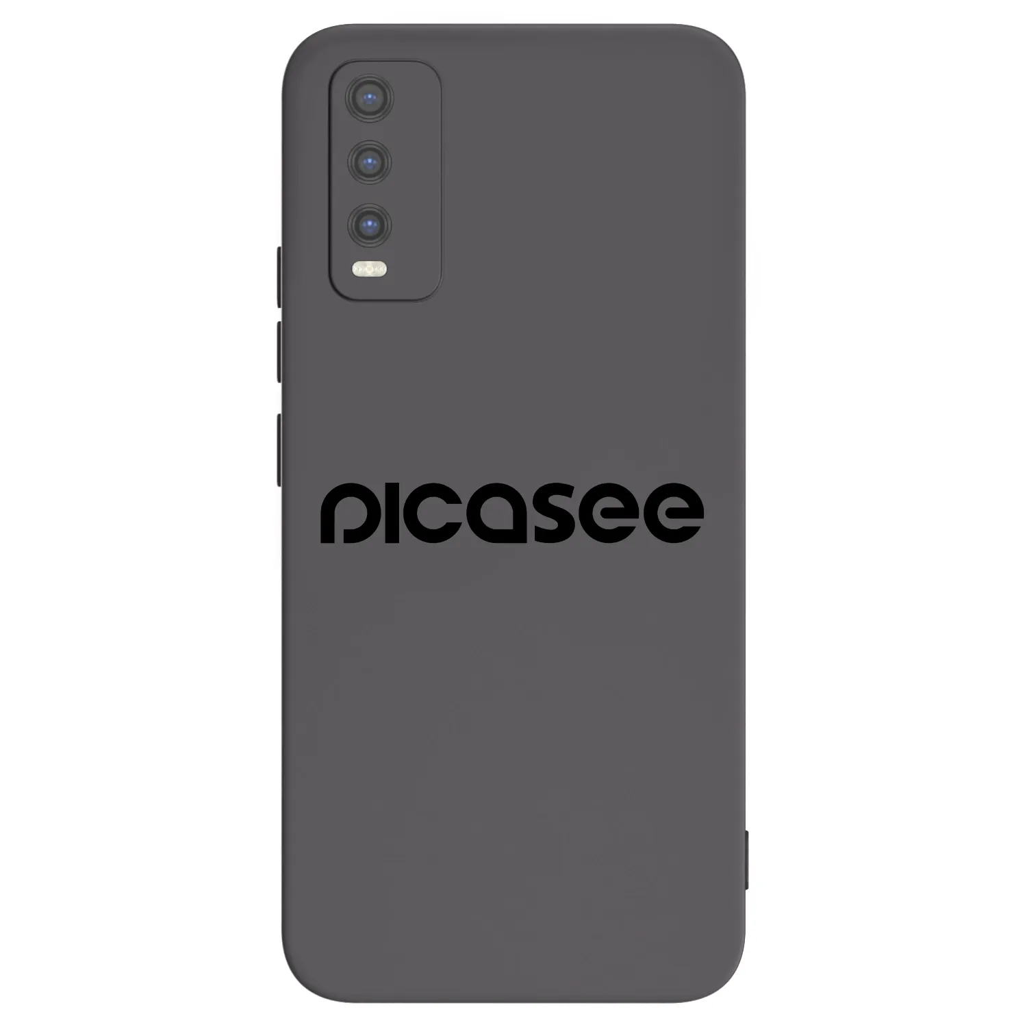 Picasee Vivo Y20s Hülle - Schwarzes Silikon - Picasee - new logo - black