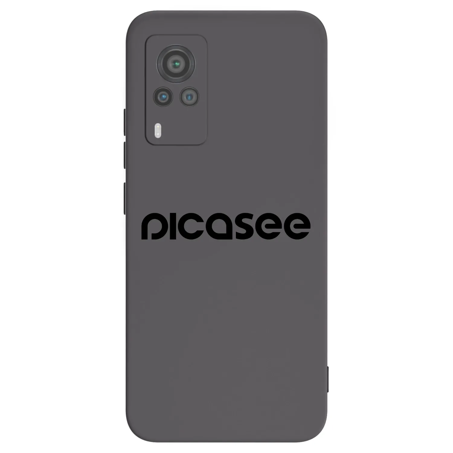 Picasee Vivo X60 Pro 5G Hülle - Schwarzes Silikon - Picasee - new logo - black