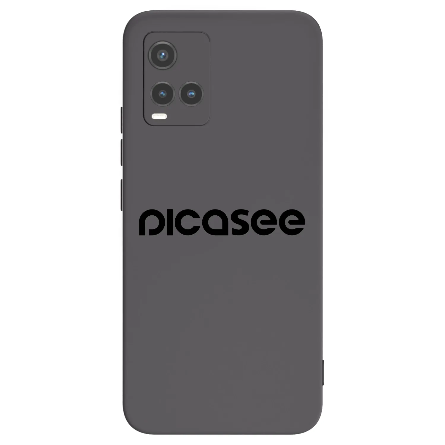 Picasee Vivo Y33s Hülle - Schwarzes Silikon - Picasee - new logo - black