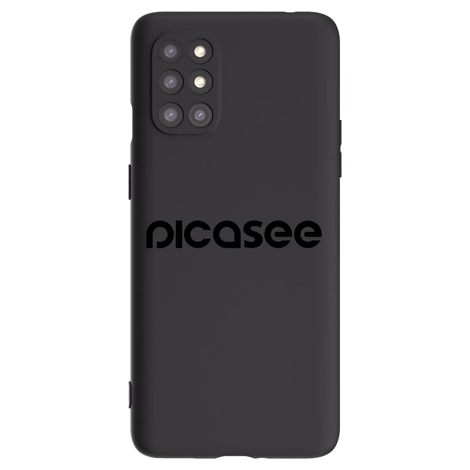 Picasee OnePlus 8T Hülle - Schwarzes Silikon - Picasee - new logo - black