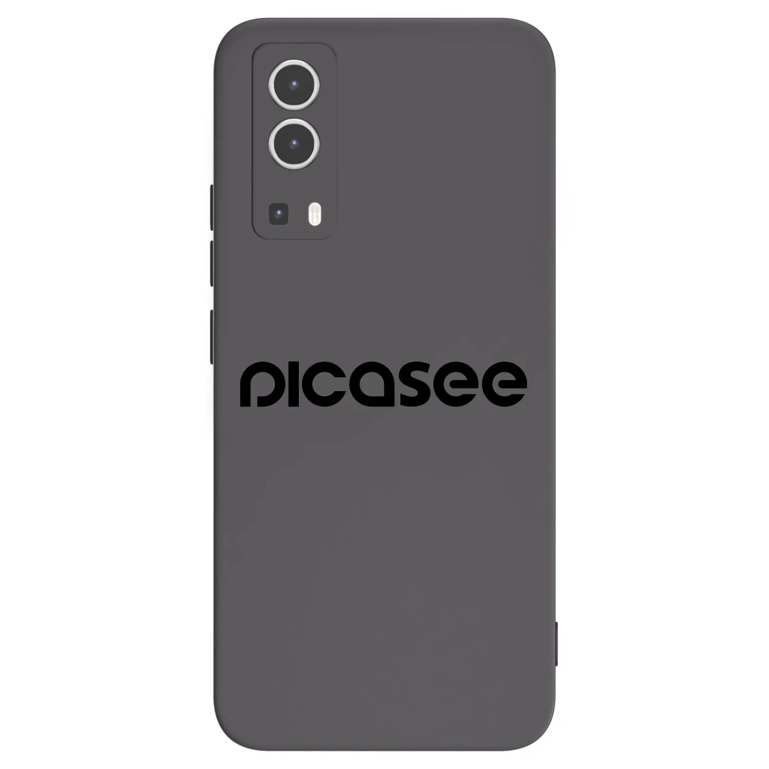 Picasee Vivo Y72 5G Hülle - Schwarzes Silikon - Picasee - new logo - black