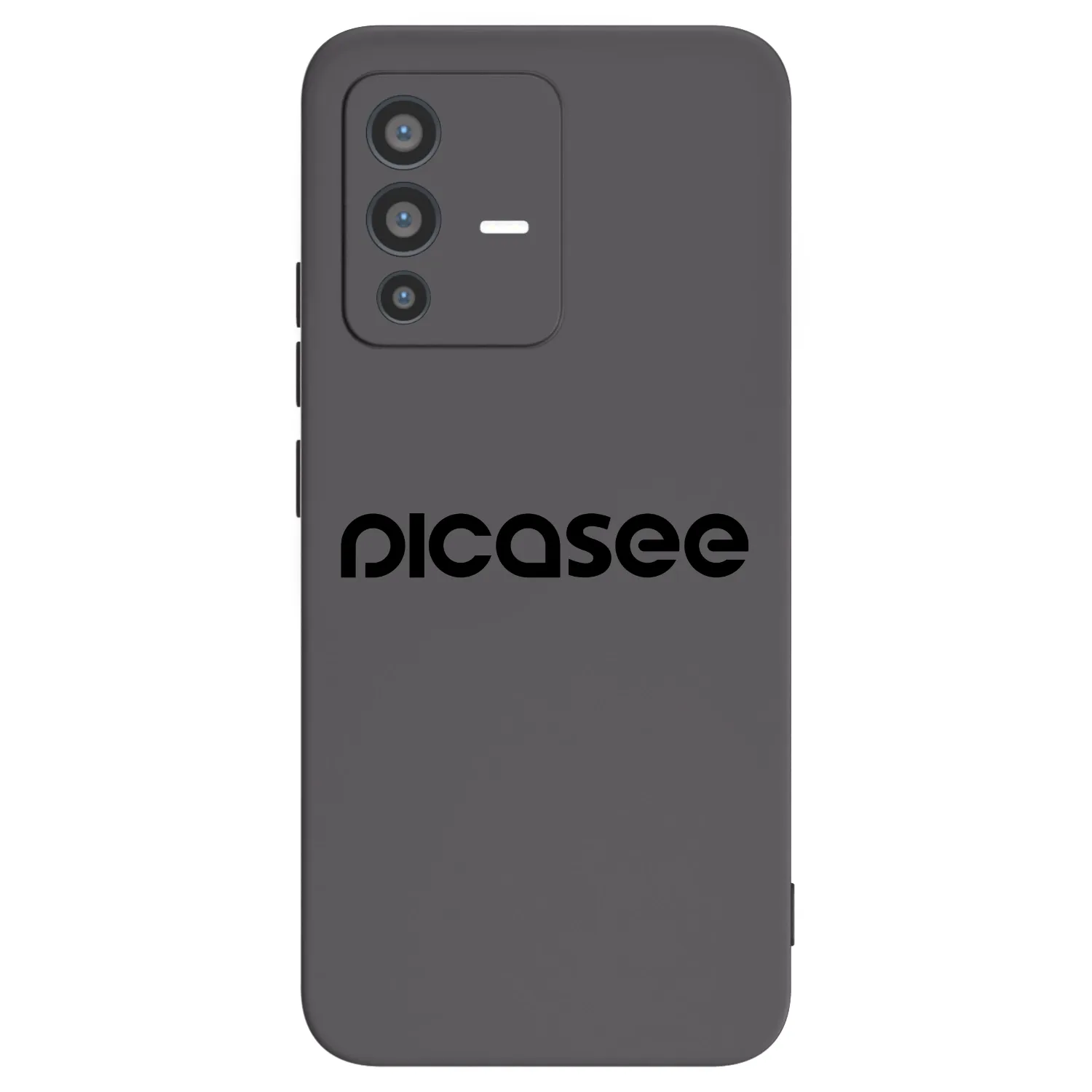 Picasee Vivo V23 5G Hülle - Schwarzes Silikon - Picasee - new logo - black