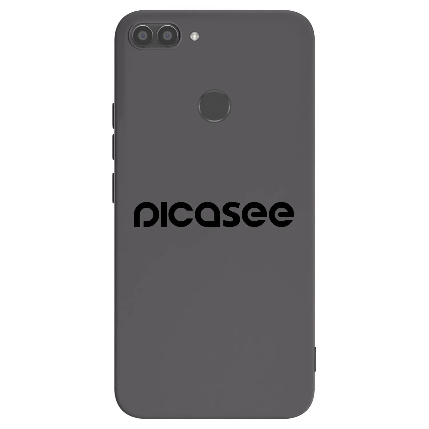 Picasee Huawei P Smart Hülle - Schwarzes Silikon - Picasee - new logo - black