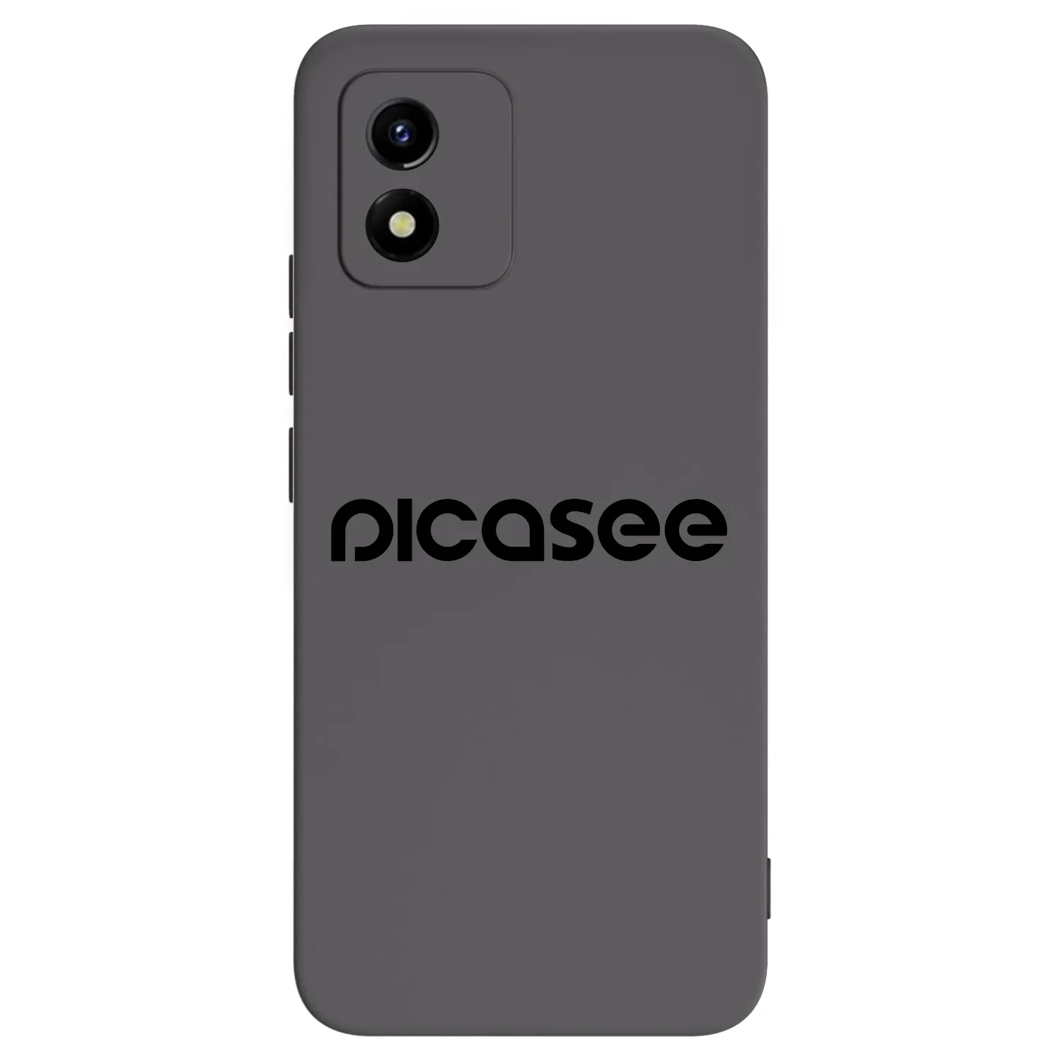 Picasee Vivo Y01 Hülle - Schwarzes Silikon - Picasee - new logo - black