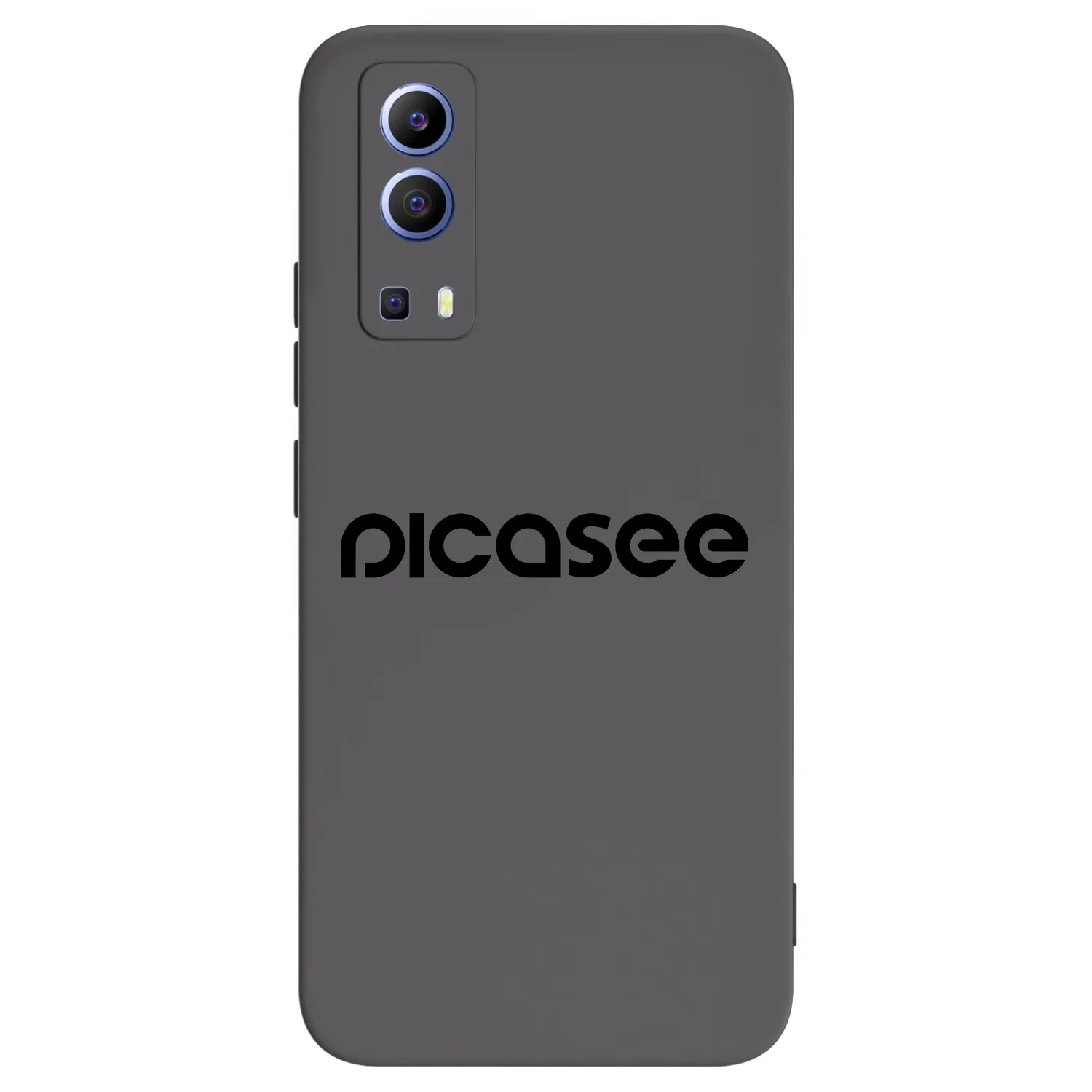 Picasee Vivo Y52 5G Hülle - Schwarzes Silikon - Picasee - new logo - black