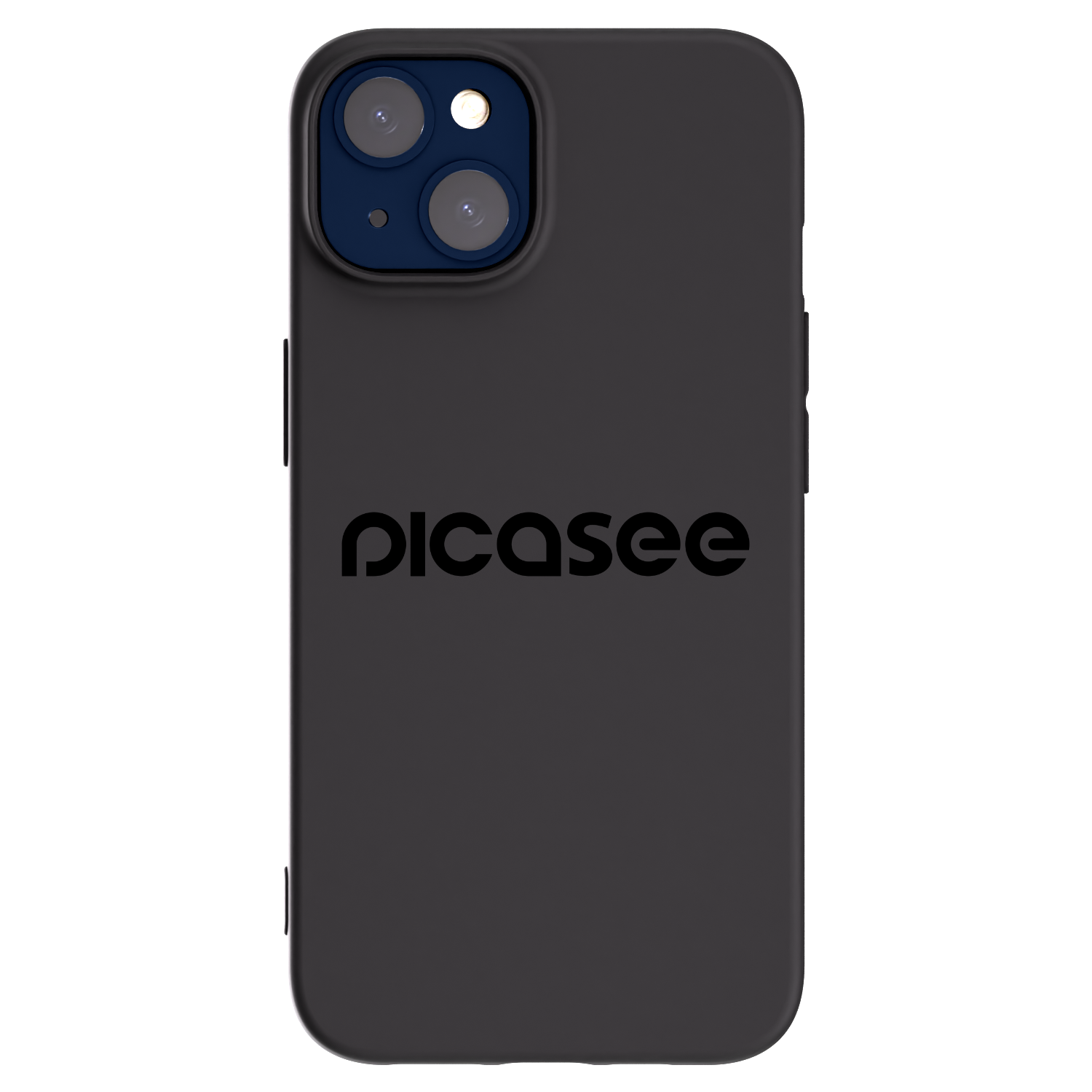 Picasee Apple iPhone 14 Hülle - Schwarzes Silikon - Picasee - new logo - black