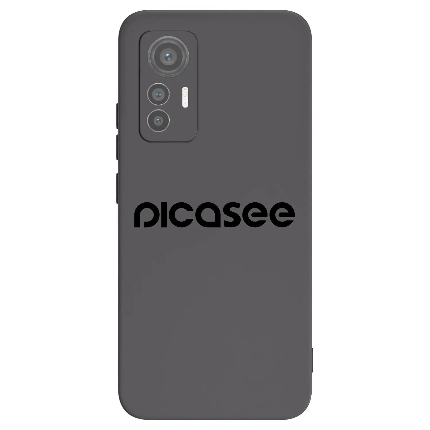 Picasee Xiaomi 12 Lite Hülle - Schwarzes Silikon - Picasee - new logo - black