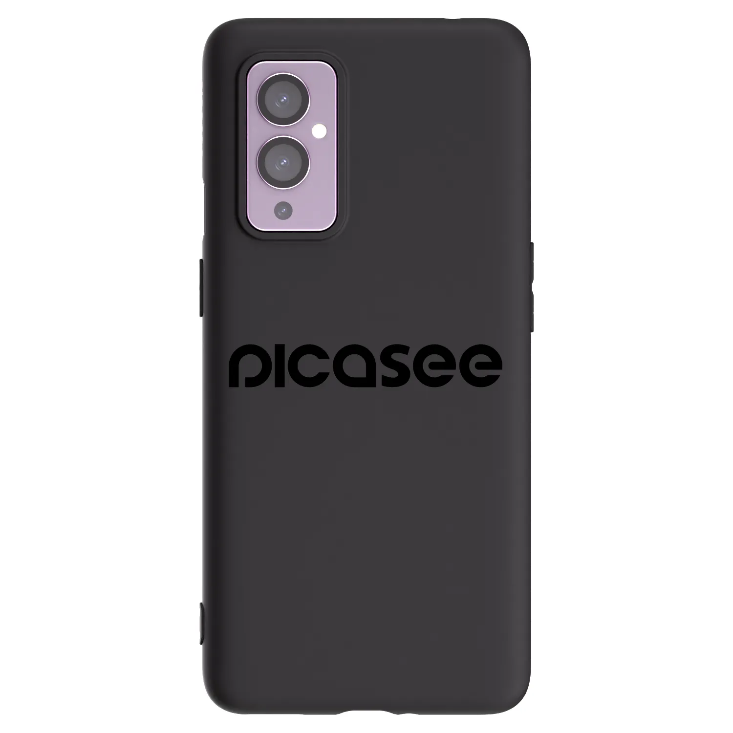 Picasee OnePlus 9 Hülle - Schwarzes Silikon - Picasee - new logo - black