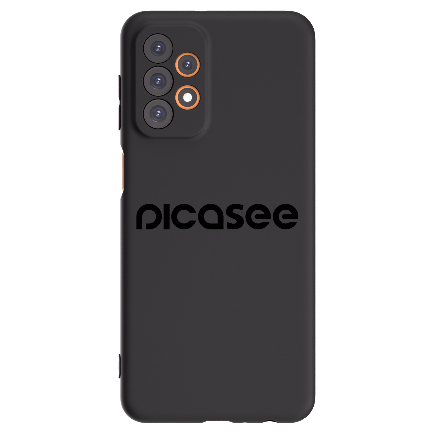 Picasee Samsung Galaxy A23 A235F 4G Hülle - Schwarzes Silikon - Picasee - new logo - black