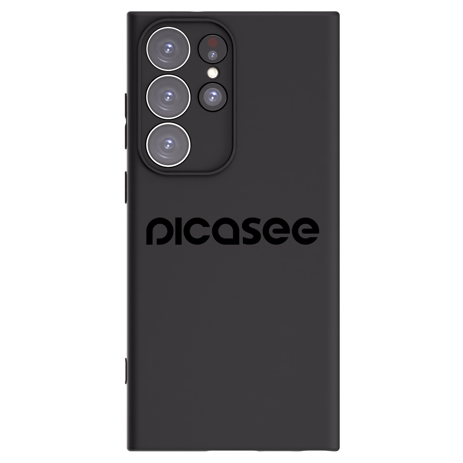 Picasee Samsung Galaxy S23 Ultra 5G Hülle - Schwarzes Silikon - Picasee - new logo - black