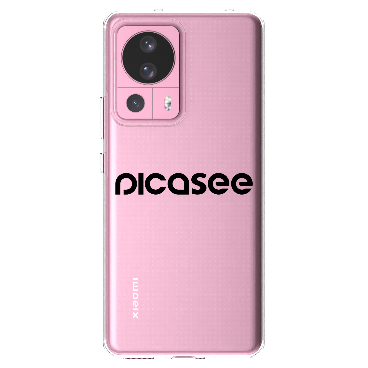 Picasee Xiaomi 13 Lite Hülle - Transparentes Silikon - Picasee - new logo - black