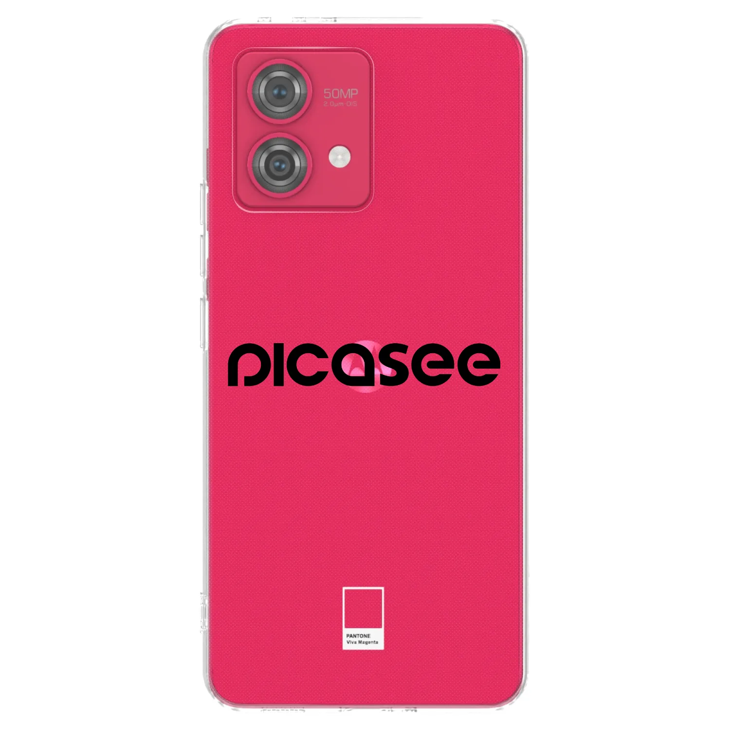 Picasee Motorola Moto G84 5G Hülle - Transparentes Silikon - Picasee - new logo - black