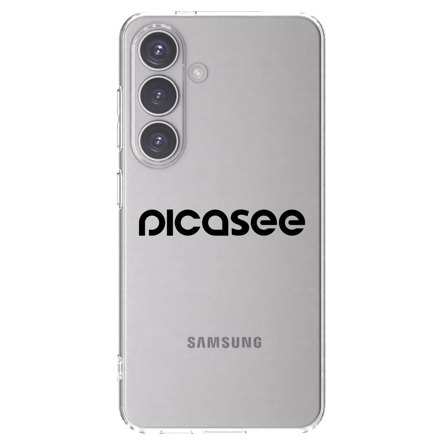 Picasee Samsung Galaxy S24 S921B 5G Hülle - Transparentes Silikon - Picasee - new logo - black