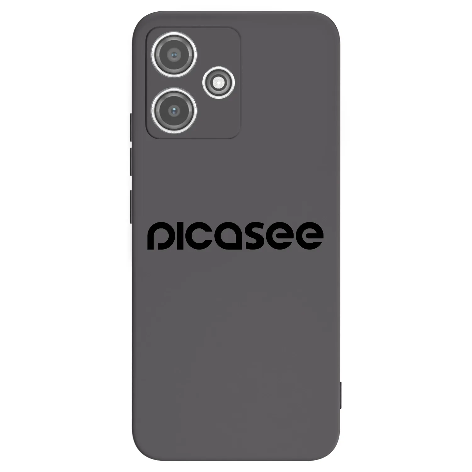 Picasee Xiaomi Redmi 12 5G Hülle - Schwarzes Silikon - Picasee - new logo - black