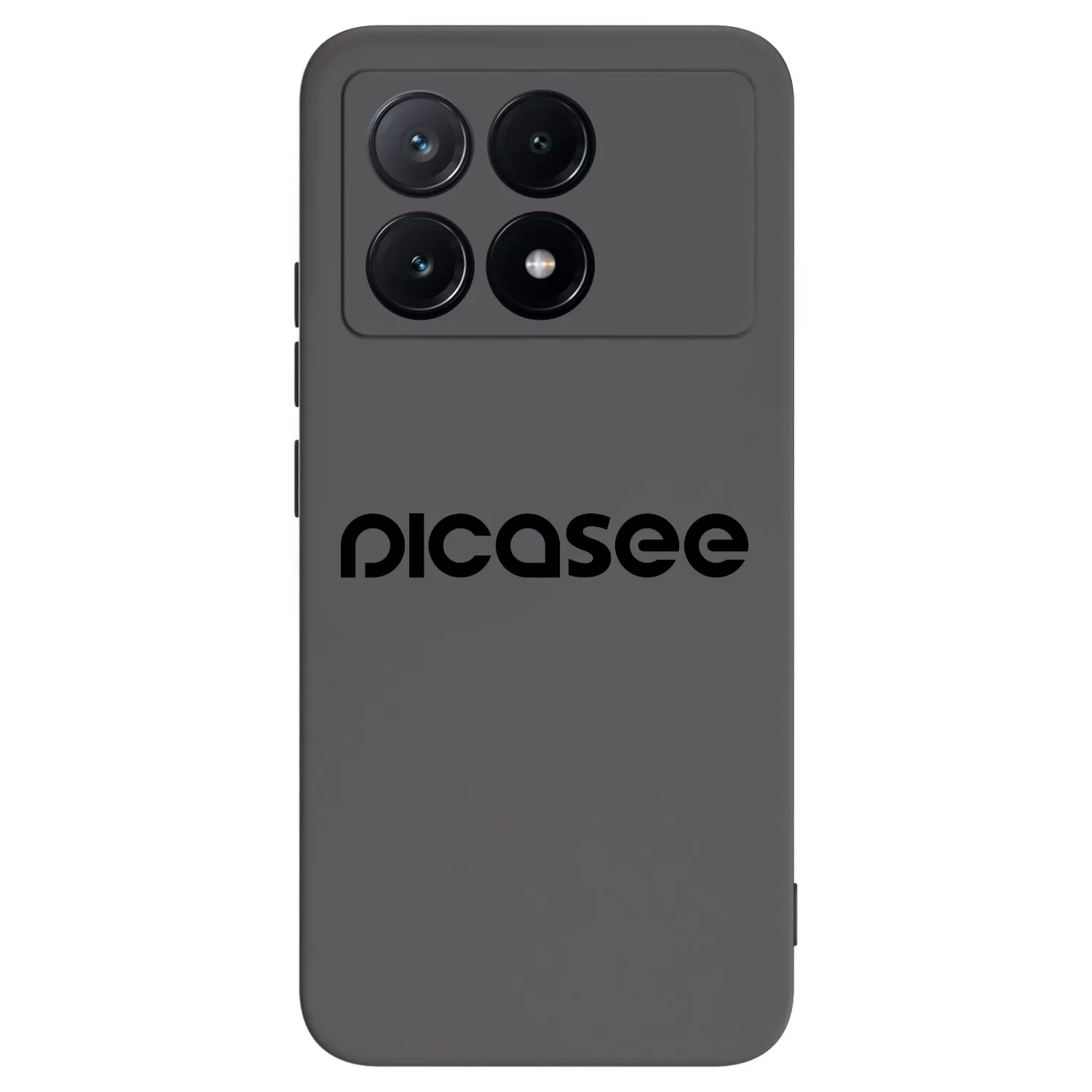 Picasee Xiaomi Poco X6 Pro Hülle - Schwarzes Silikon - Picasee - new logo - black