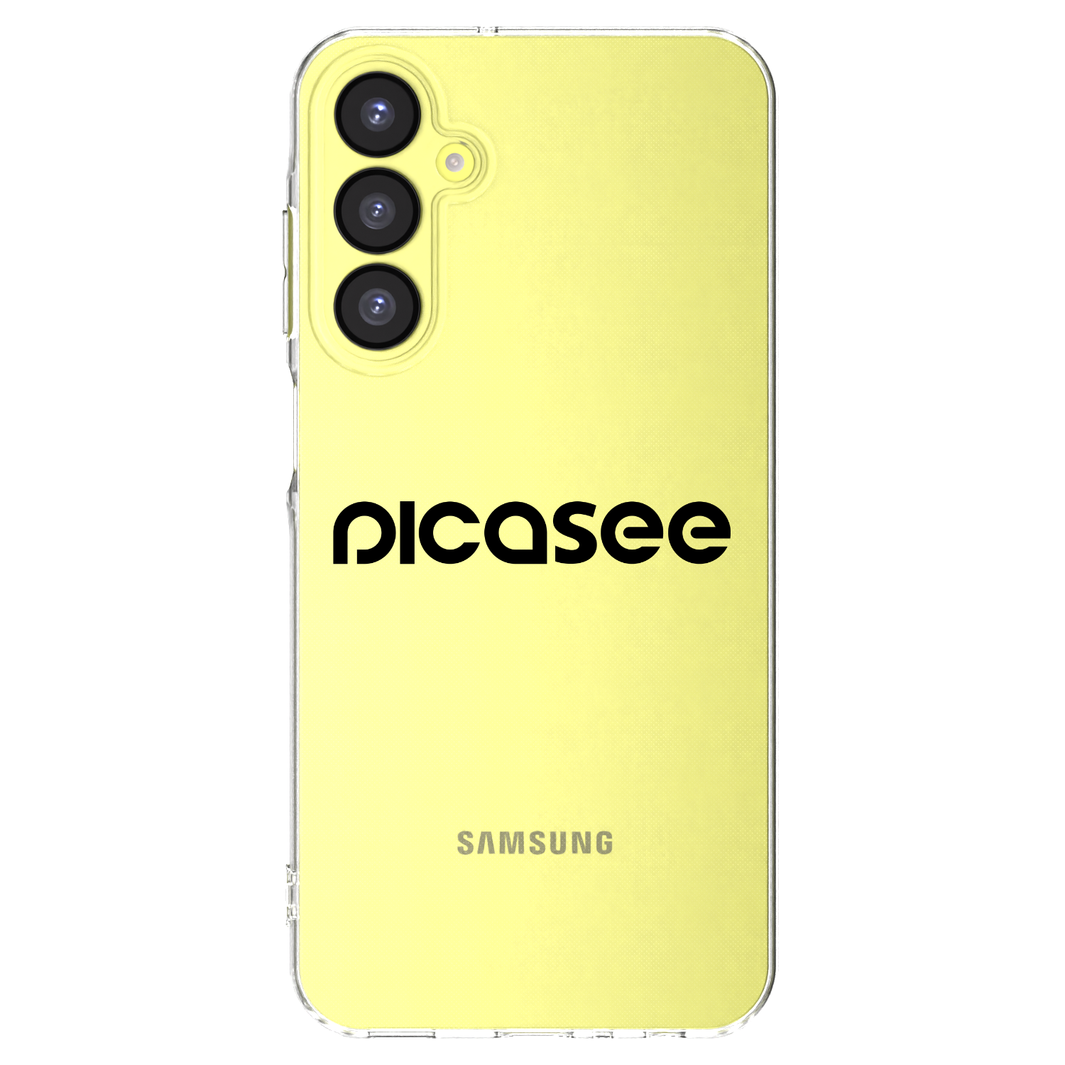 Picasee Samsung Galaxy A25 A256B 5G Hülle - Transparentes Silikon - Picasee - new logo - black