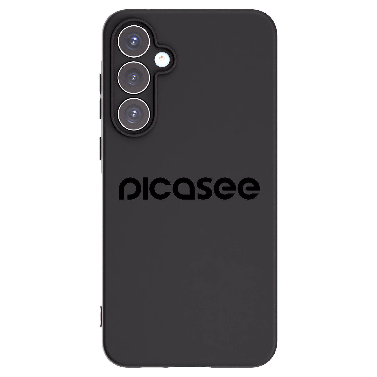 Picasee Samsung Galaxy A55 5G A556B Hülle - Schwarzes Silikon - Picasee - new logo - black