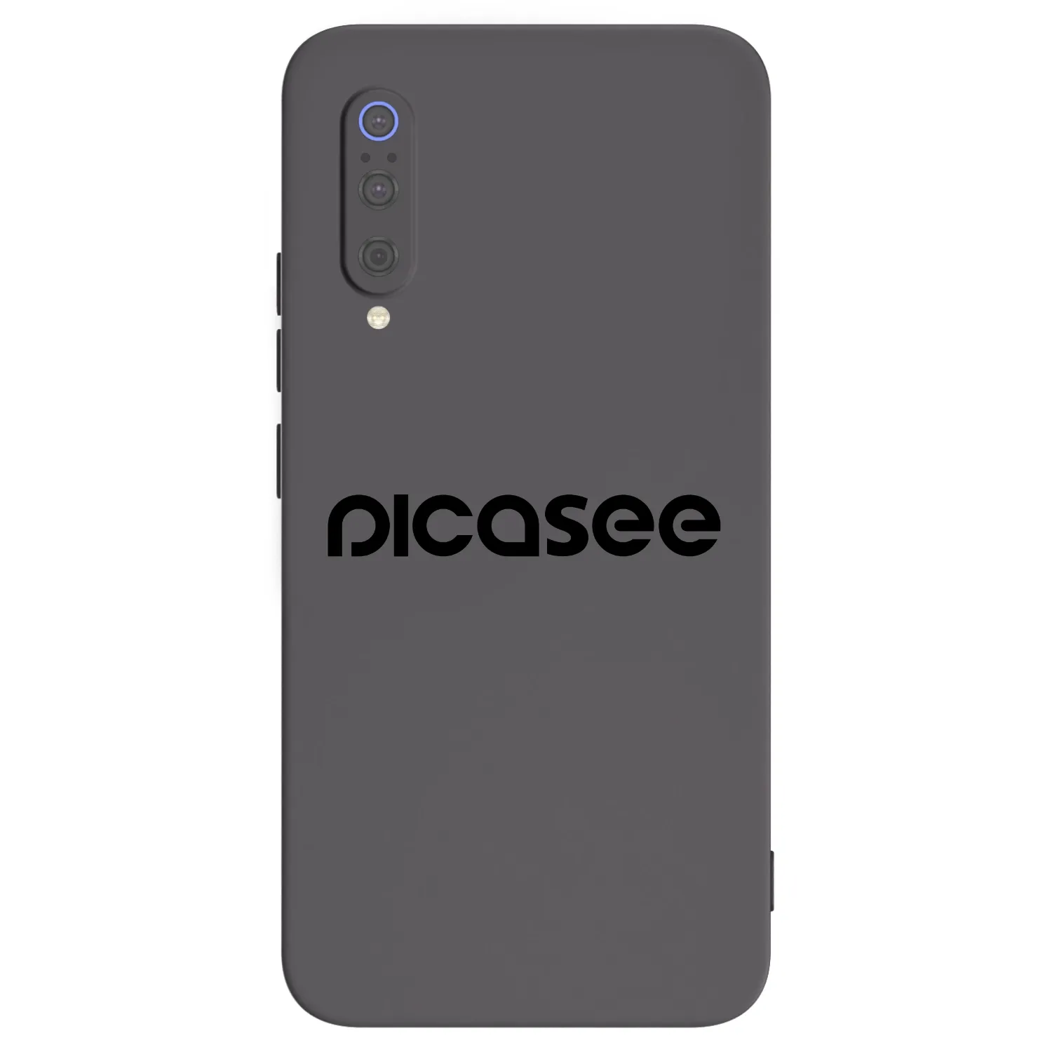 Picasee Xiaomi Mi 9 Hülle - Schwarzes Silikon - Picasee - new logo - black