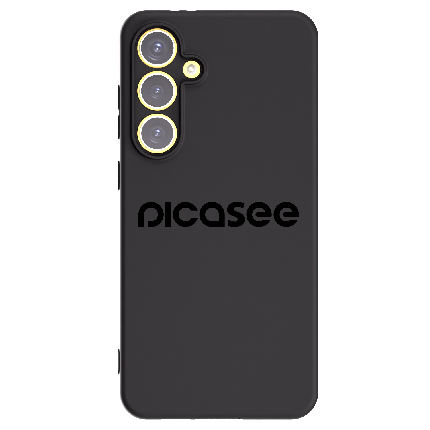 Picasee Samsung Galaxy S24 FE S721B Hülle - Schwarzes Silikon - Picasee - new logo - black