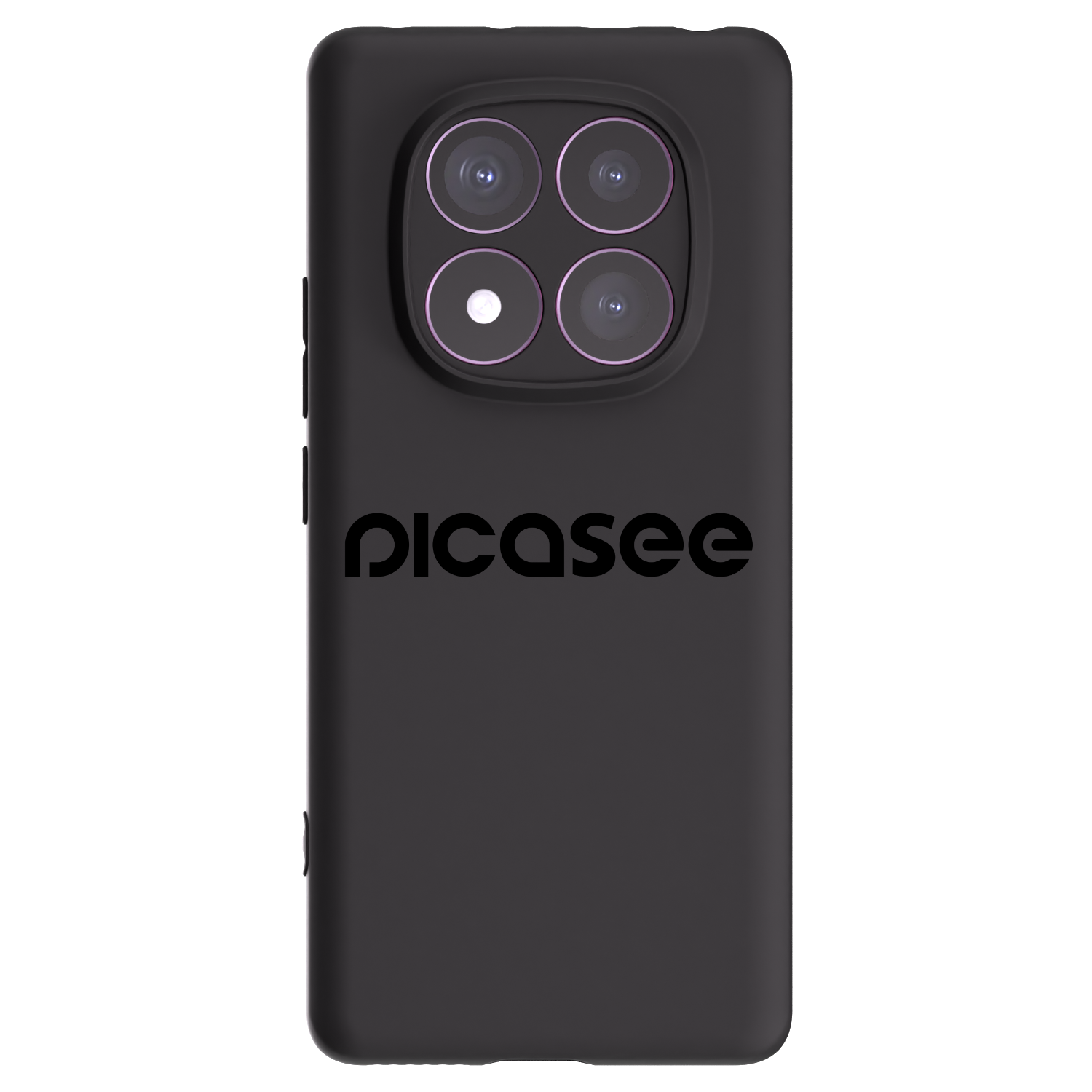 Picasee Xiaomi Redmi Note 14 Pro 4G Hülle - Schwarzes Silikon - Picasee - new logo - black
