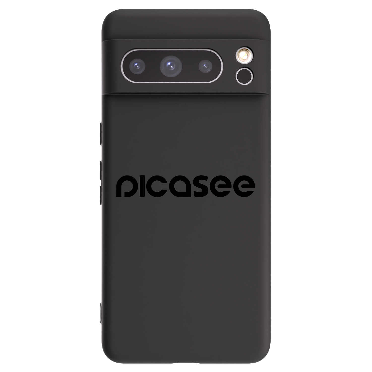Picasee Google Pixel 8 Pro Hülle - Schwarzes Silikon - Picasee - new logo - black