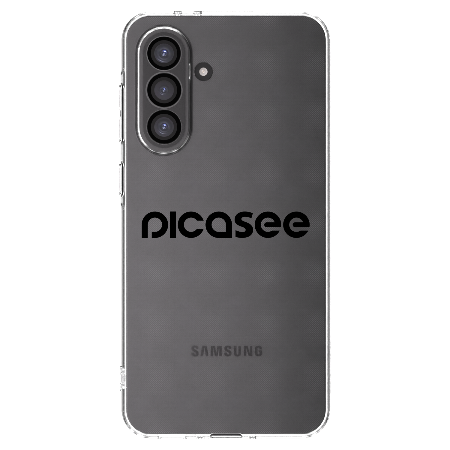 Picasee Samsung Galaxy A36 5G Hülle - Transparentes Silikon - Picasee - new logo - black