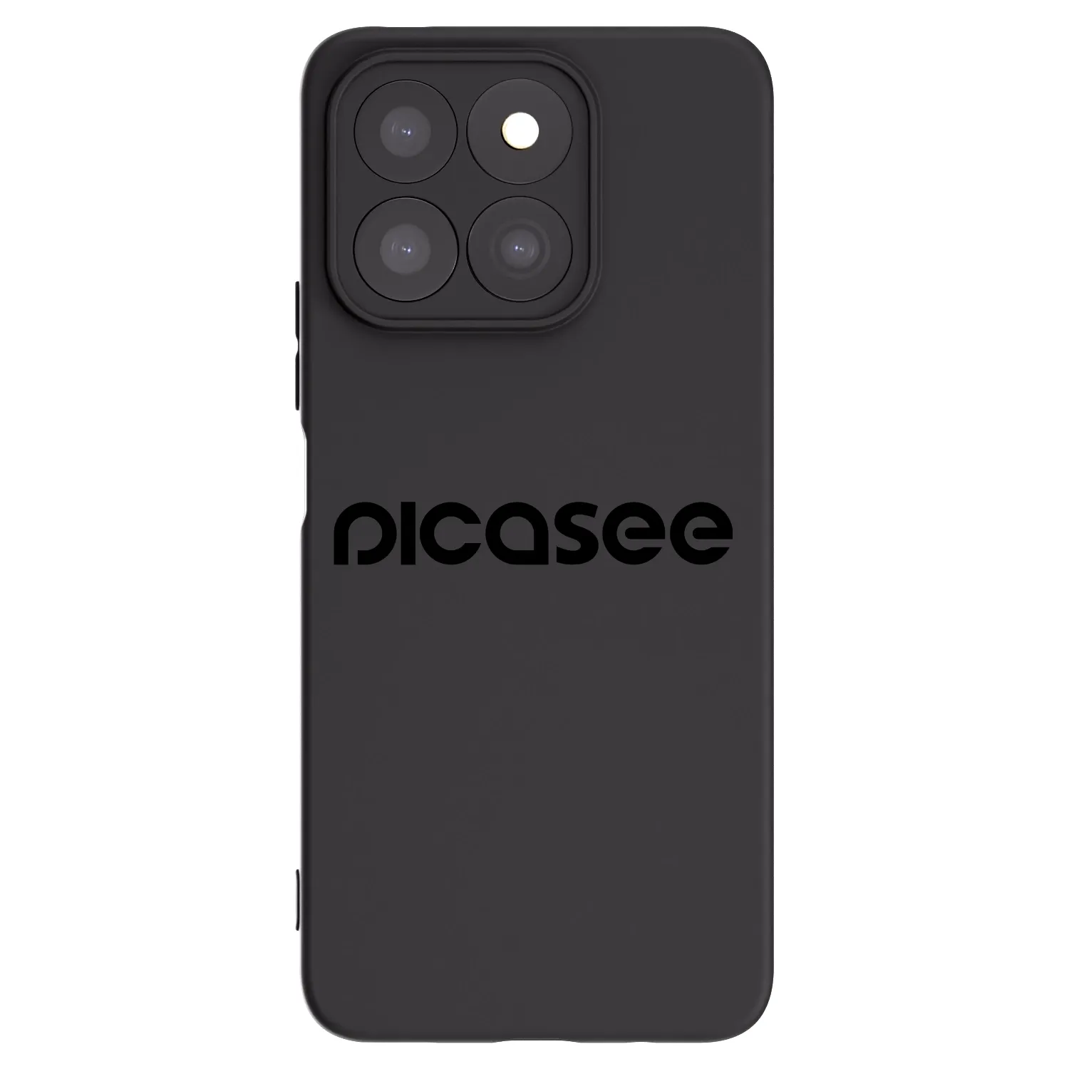 Picasee Honor X8c Hülle - Schwarzes Silikon - Picasee - new logo - black