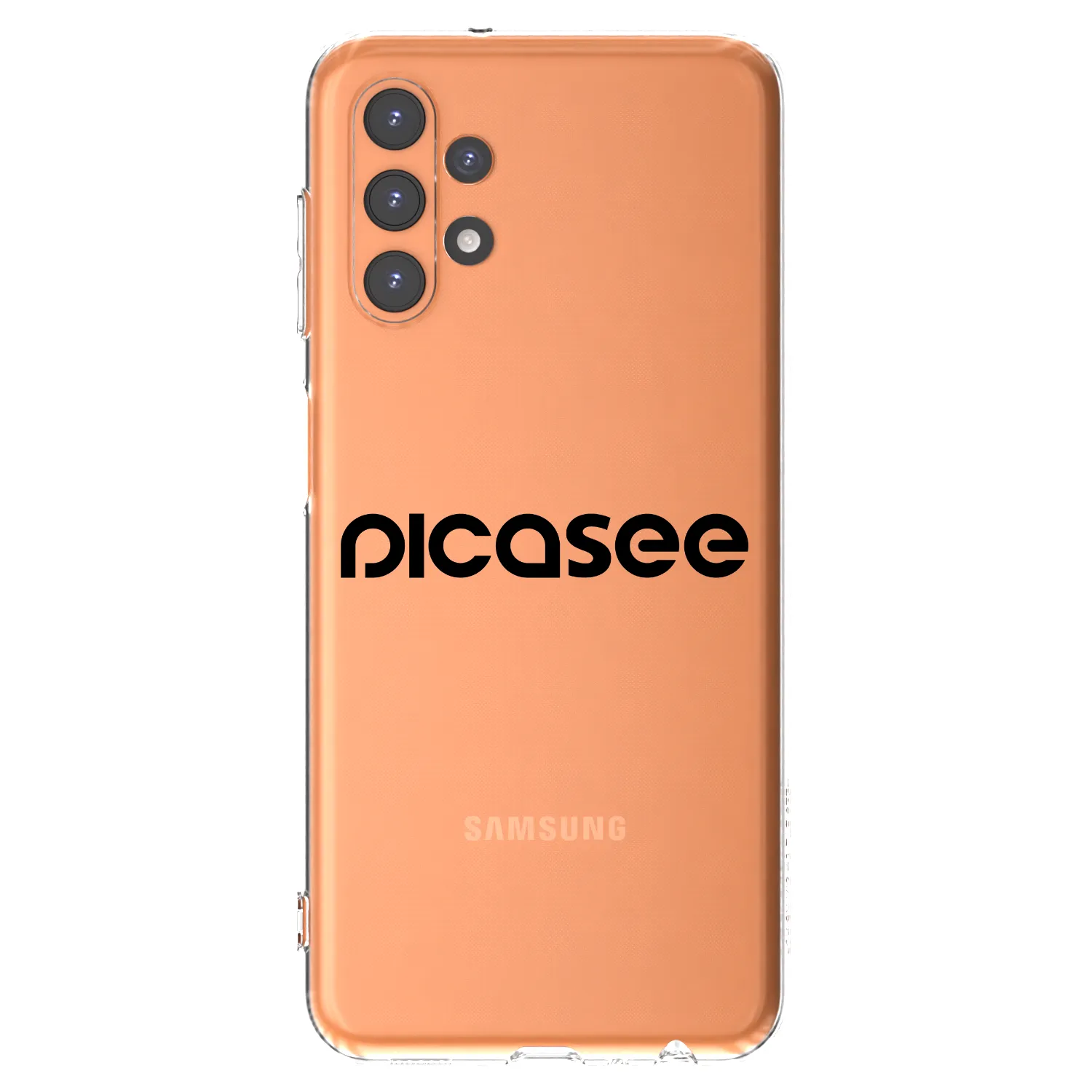 Picasee Samsung Galaxy A13 5G Hülle - Transparentes Silikon - Picasee - new logo - black