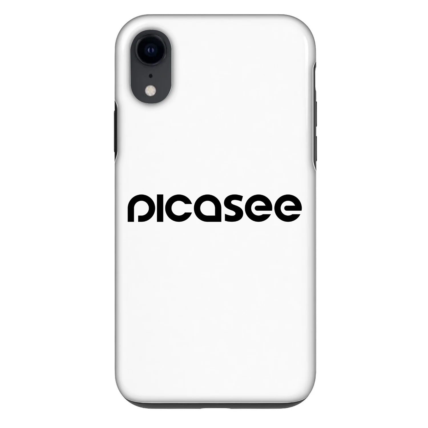 Picasee Fashion Case für Apple iPhone XR - Picasee - new logo - black
