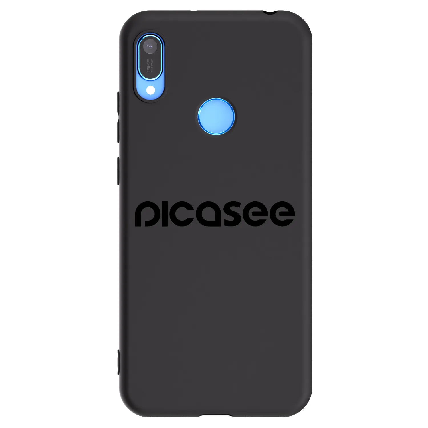 Picasee Huawei Y6 2019 Hülle - Schwarzes Silikon - Picasee - new logo - black