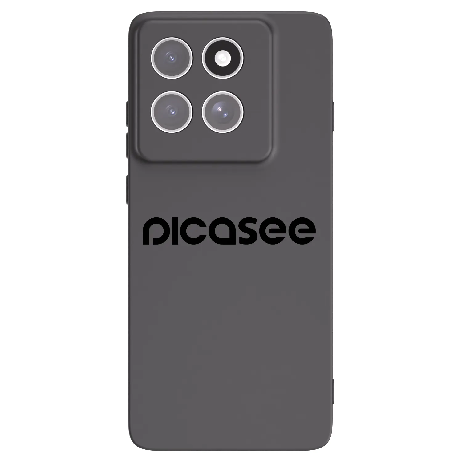 Picasee Motorola Edge 60 Pro Hülle - Schwarzes Silikon - Picasee - new logo - black