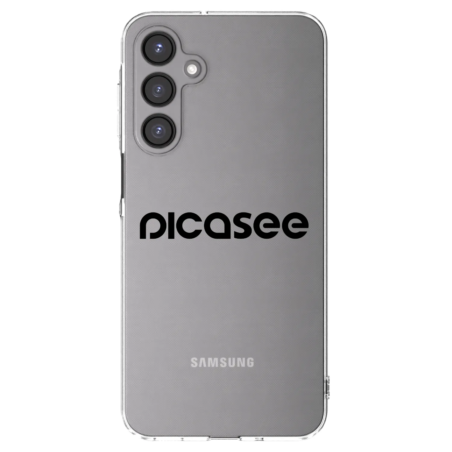 Picasee Samsung Galaxy A16 4G Hülle - Transparentes Silikon - Picasee - new logo - black