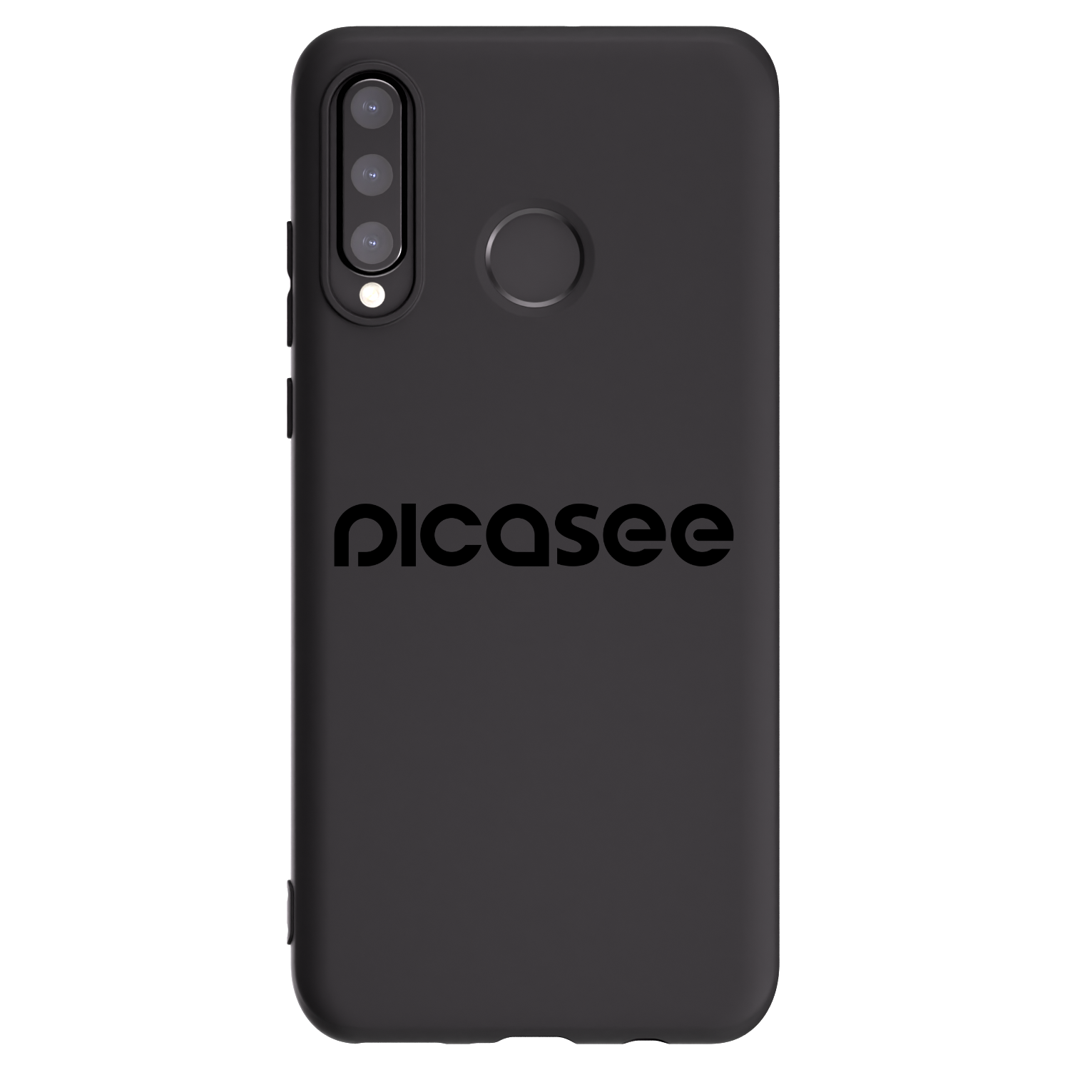 Picasee Huawei P30 Lite Hülle - Schwarzes Silikon - Picasee - new logo - black