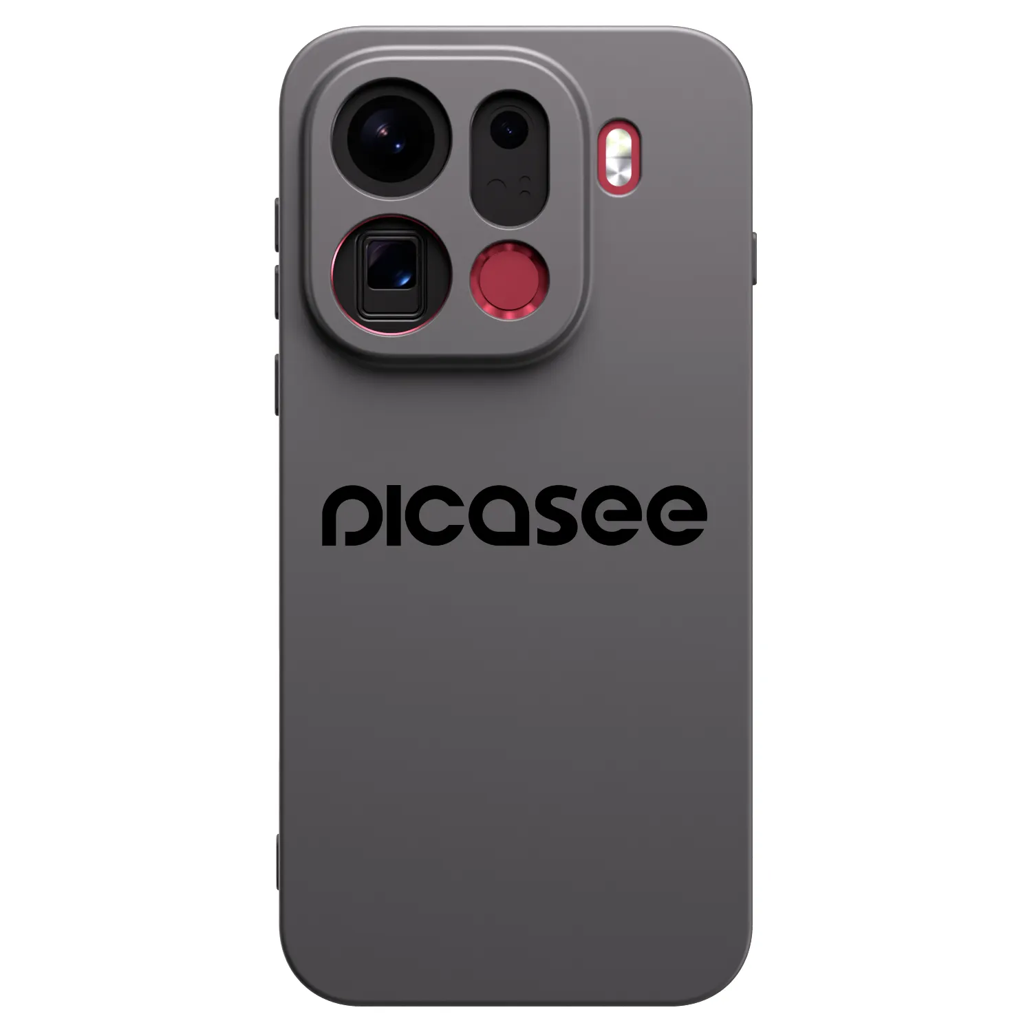 Picasee OPPO Find X9 Pro Hülle - Schwarzes Silikon - Picasee - new logo - black