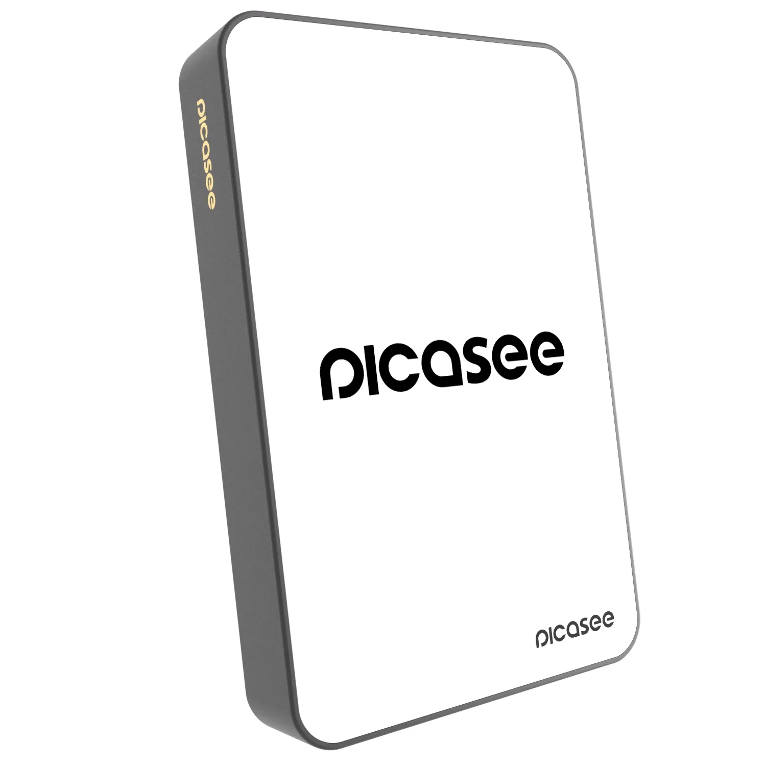 Picasee Powerbank mit MagSafe 10 000 mAh Grau - Picasee - new logo - black