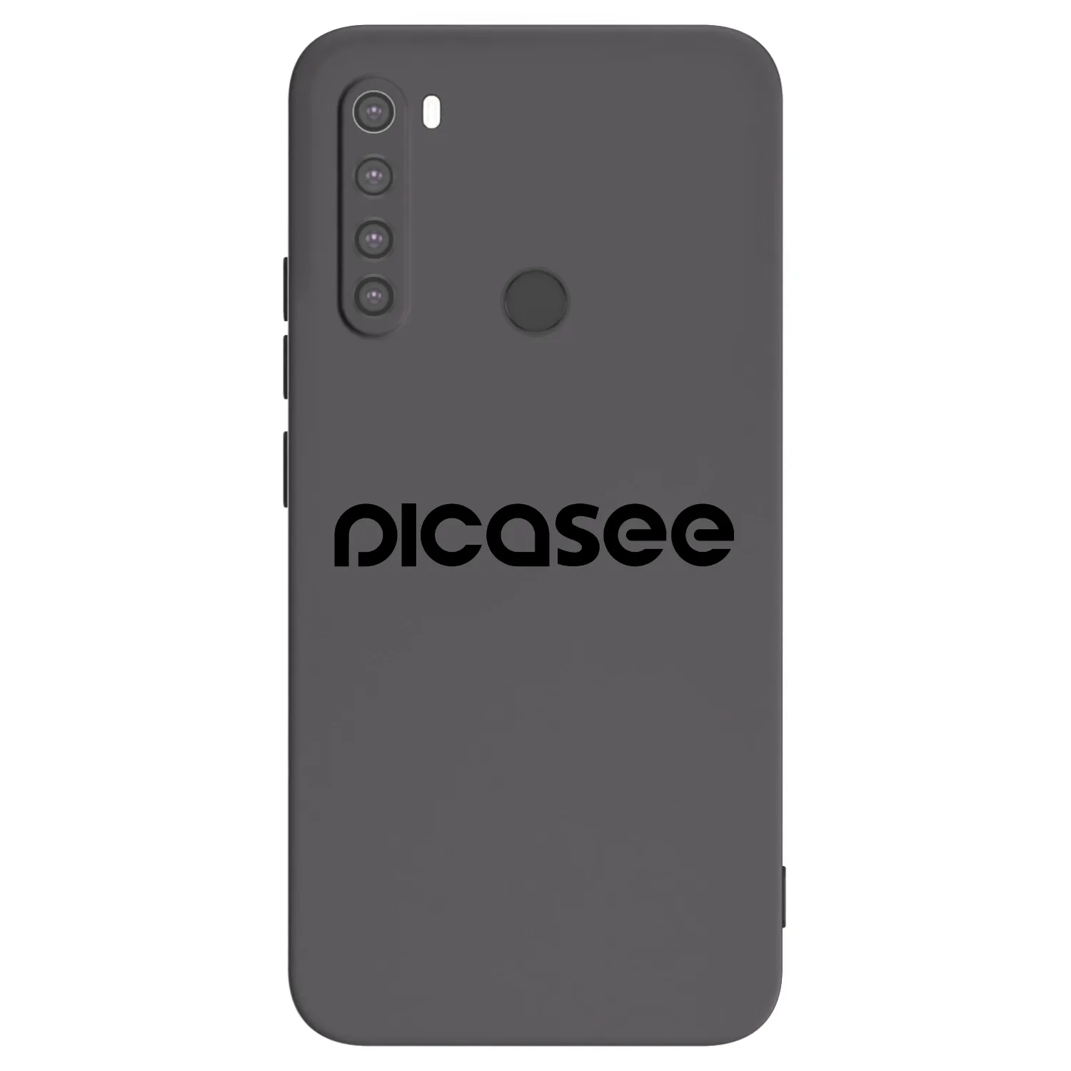 Picasee Xiaomi Redmi Note 8 Hülle - Schwarzes Silikon - Picasee - new logo - black