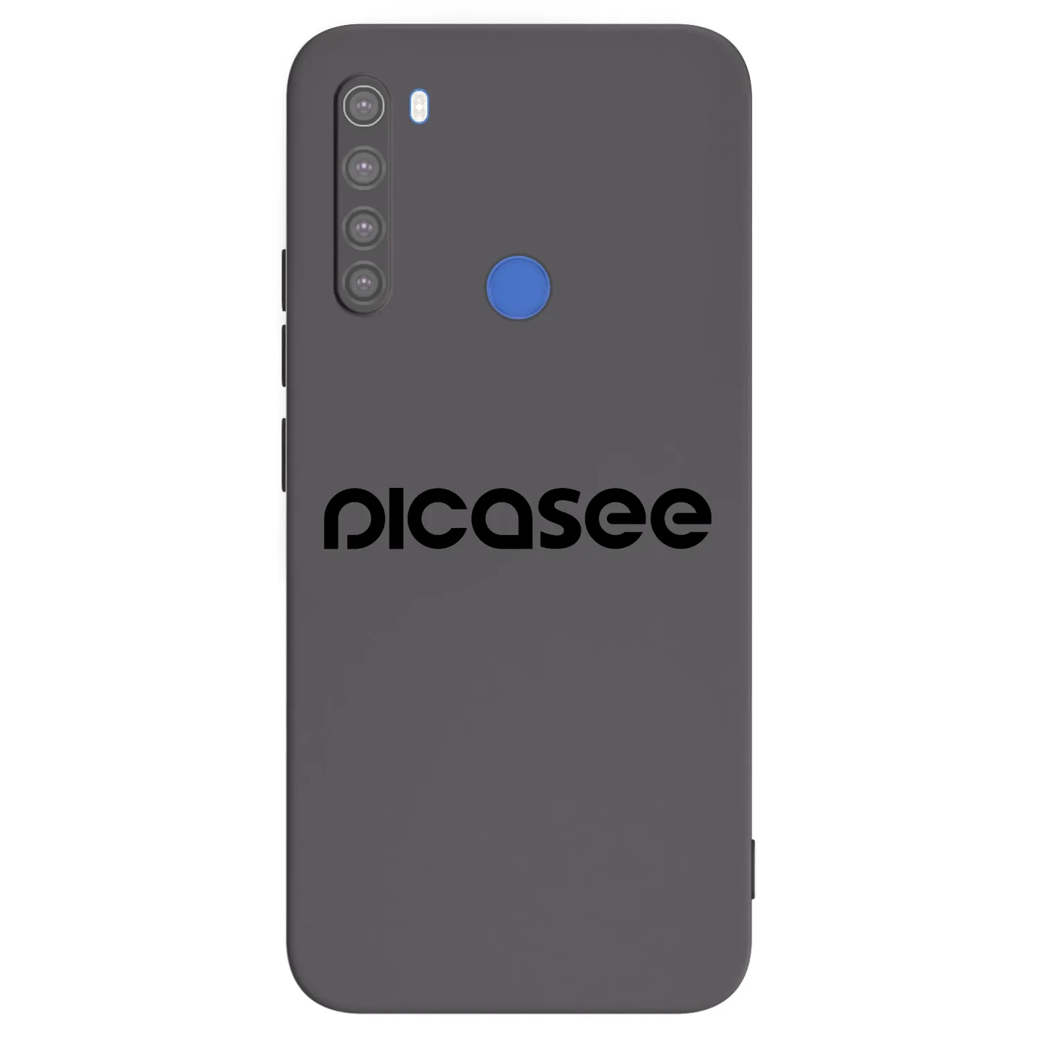 Picasee Xiaomi Redmi Note 8T Hülle - Schwarzes Silikon - Picasee - new logo - black