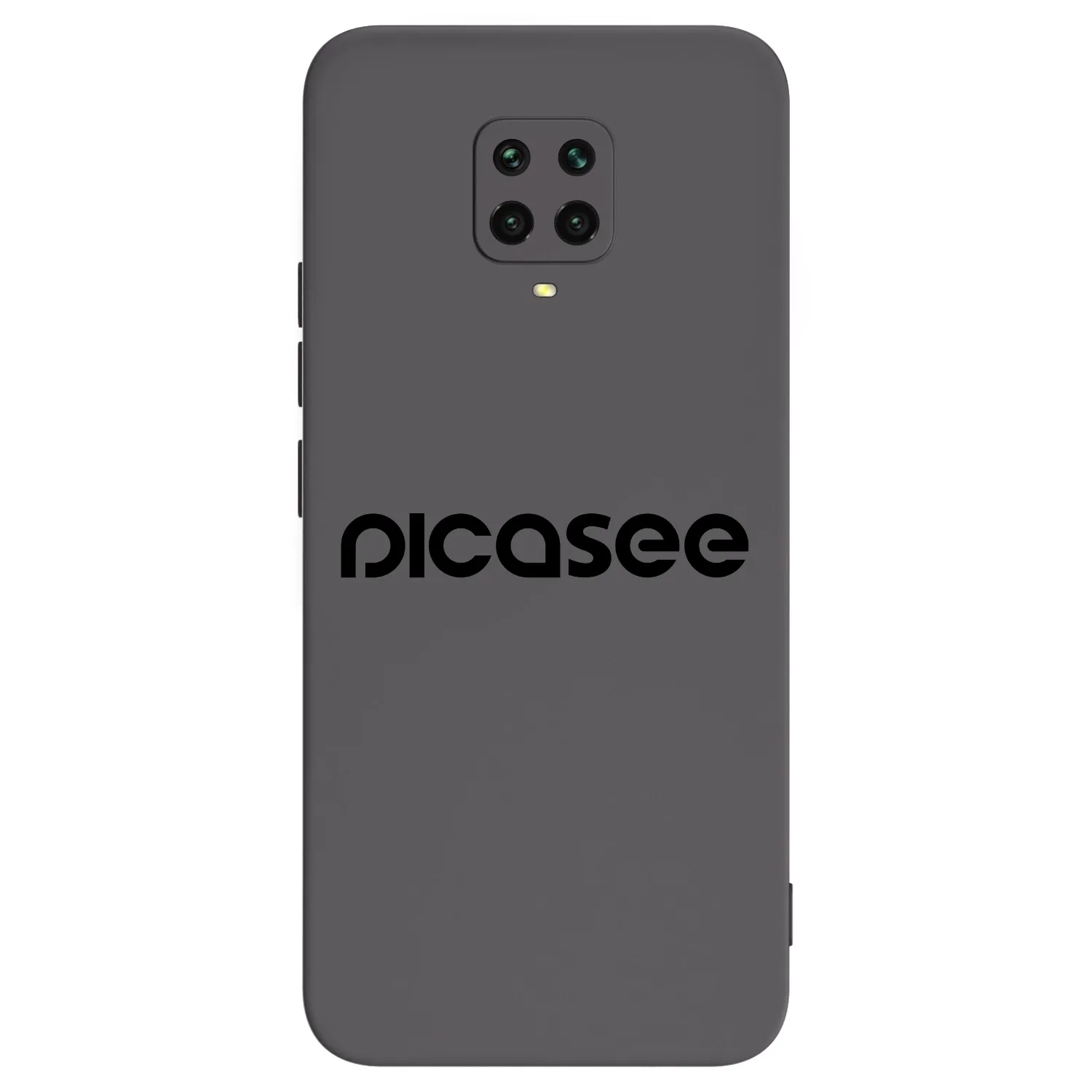 Picasee Xiaomi Redmi Note 9 Pro Hülle - Schwarzes Silikon - Picasee - new logo - black