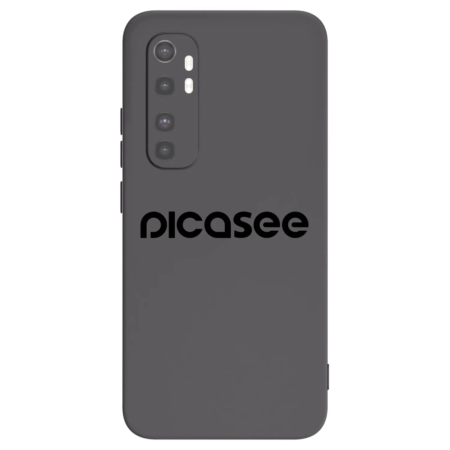 Picasee Xiaomi Mi Note 10 Lite Hülle - Schwarzes Silikon - Picasee - new logo - black