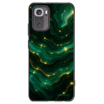 Picasee Xiaomi Redmi Note 10S Hülle - Schwarzes Silikon - Emerald
