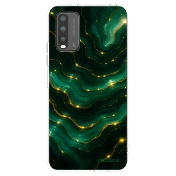 Picasee Xiaomi Redmi 9T Hülle - Transparentes Silikon - Emerald