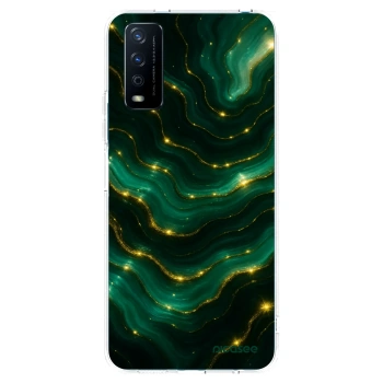 Picasee Vivo Y11s Hülle - Transparentes Silikon - Emerald