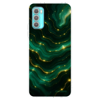 Picasee Motorola Moto G60 Hülle - Transparentes Silikon - Emerald