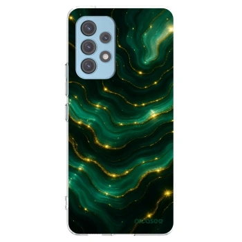 Picasee Samsung Galaxy A53 5G A536 Hülle - Transparentes Silikon - Emerald