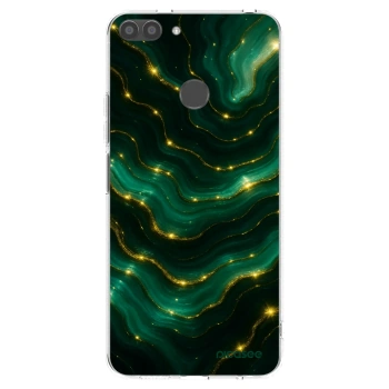 Picasee Huawei P Smart Hülle - Transparentes Silikon - Emerald
